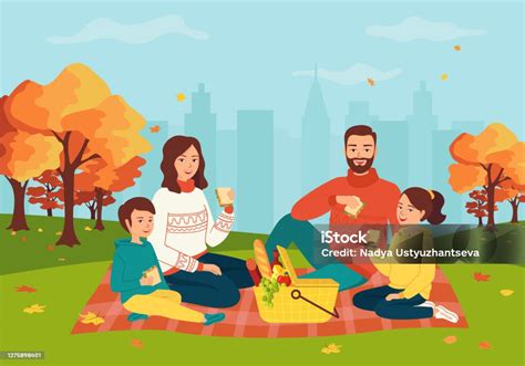 Ilustračný obrázok rodiny s kočíkom