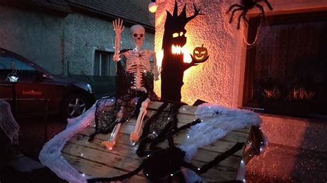 Strašidelná halloweenska výzdoba