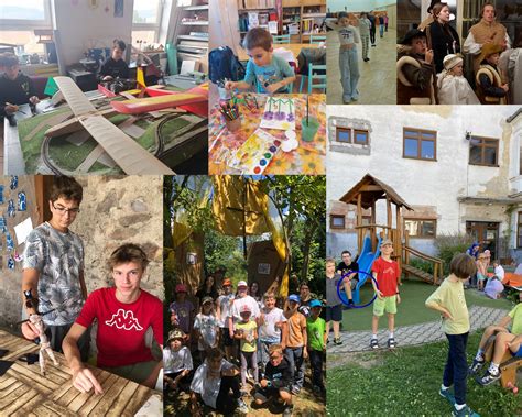 Deti hrajúce sa v centre voľného času