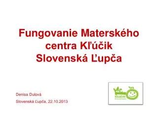 Logotyp Materského centra Lienka