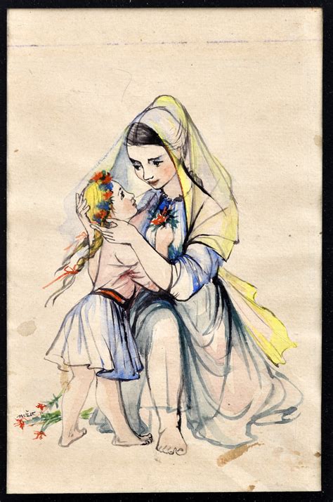 Ilustrácia mamičky s dieťaťom v jasliach