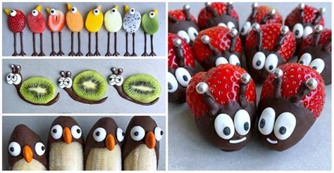 rozprávkové postavičky z jedla pre deti