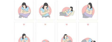 Ilustrácia polohy pri dojčení