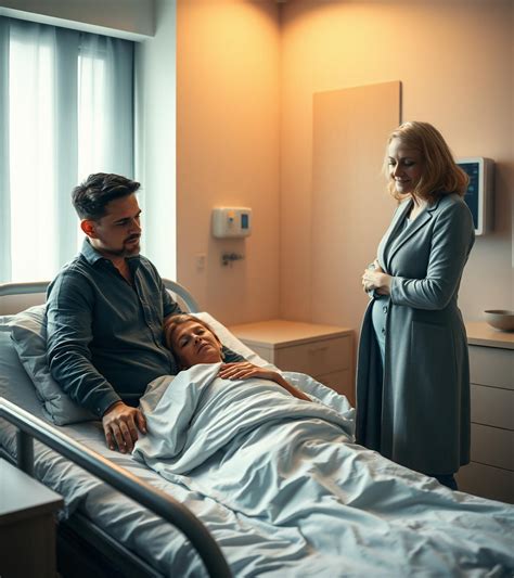 matka a syn v nemocničnej izbe