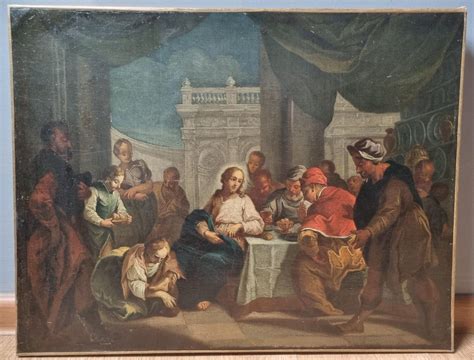 Ilustrácia ženy umývajúcej nohy Ježišovi