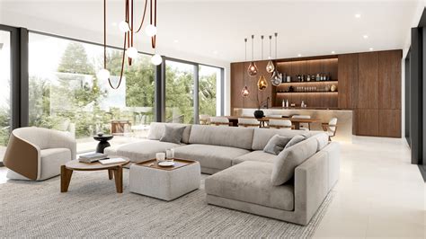 Interiér luxusnej vily