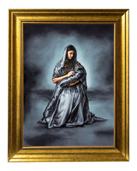 Ilustrácia ženy v modlitbe s dieťaťom