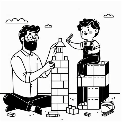 otec a dieťa sa hrajú