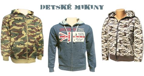 Detské mikiny s rôznymi motívmi