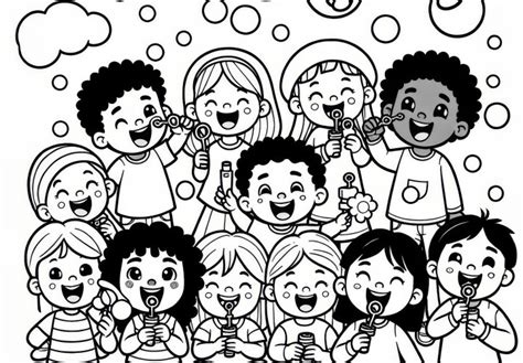 Skupina detí hrajúca sa spolu