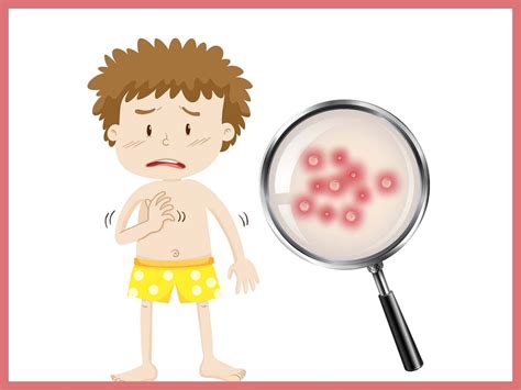 Ilustrácia vírusovej infekcie u dieťaťa