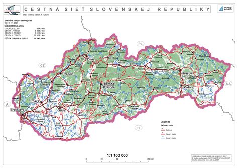 Mapa Slovenska s označenými centrami pomoci