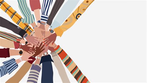 Ilustrácia žiakov rôznych etnických skupín spolupracujúcich na vedeckom projekte