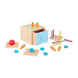 Montessori box s vkladačkami