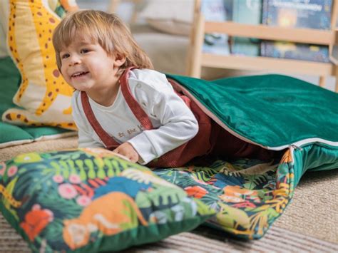 Ukážka strihu na detský spací vak