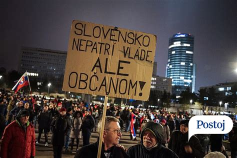 Fotografia z protestu proti novele Trestného zákona