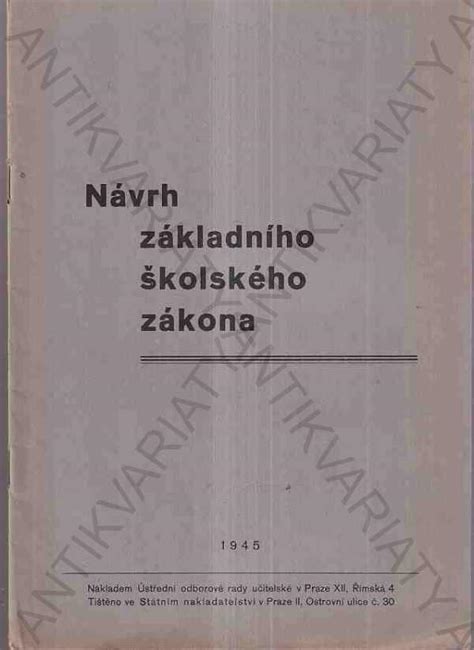 Ilustrácia školského zákona ako základného dokumentu
