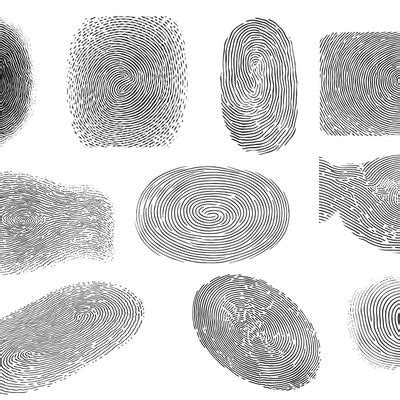 Ilustrácia odberu odtlačkov prstov