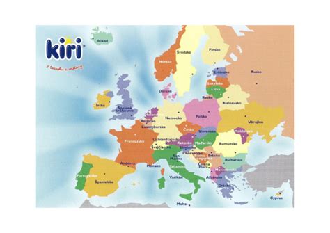 Mapa Európy s vyznačenými oblasťami s vyšším výskytom ovčích kiahní v zimných a jarných mesiacoch