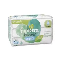 Balenie vlhčených obrúskov Pampers Aqua Pure