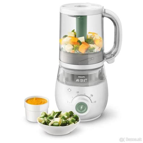 Ilustrácia Philips Avent parného hrnca a mixéra 4v1
