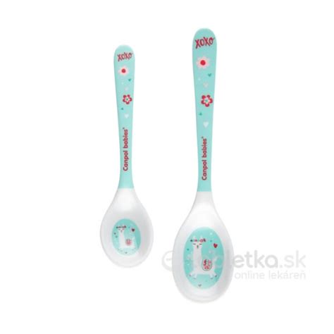 Detail detskej vidličky a lyžičky Canpol Babies