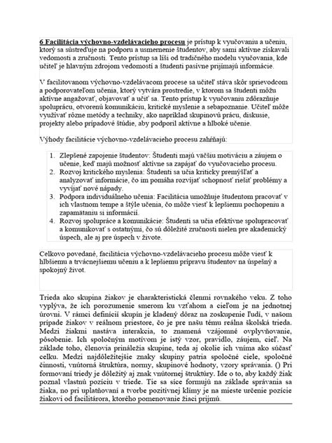 Ilustrácia vzdelávacieho procesu s cieľmi