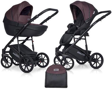 Detailná fotografia kočíka Riko Basic s vaničkou a športovou časťou