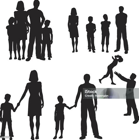 Ilustrácia rodiny s dieťaťom a symbolom štátnej podpory