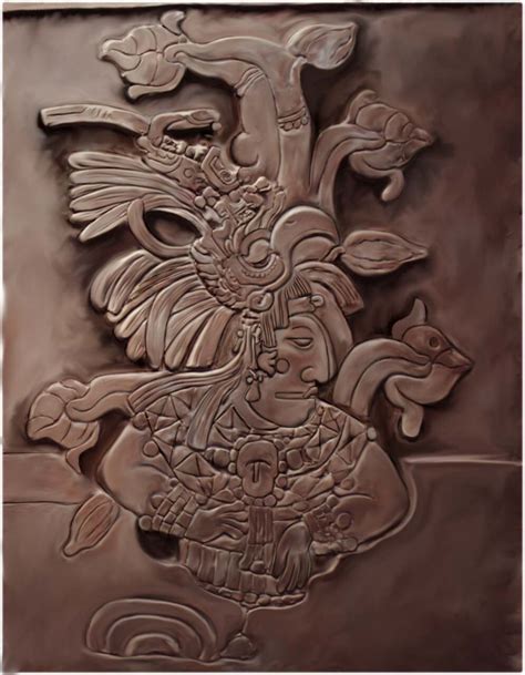 Repliká sarkofágu vládcu Pakala z Palenque