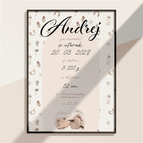 ilustrácia oznamenia o narodení dieťaťa