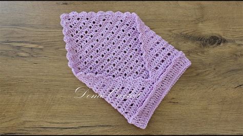 Háčkovaná detská šatka