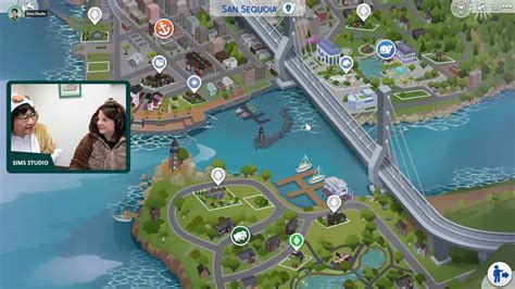 Mapa sveta San Sequoia v The Sims 4