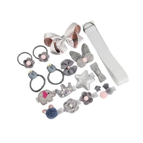 rozmanitosť detských sponiek a gumičiek