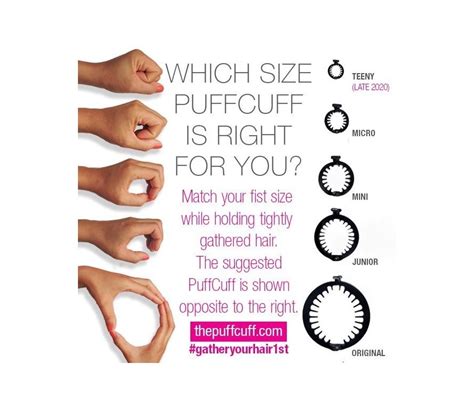 ilustrácia použitia sponky Puff Cuff