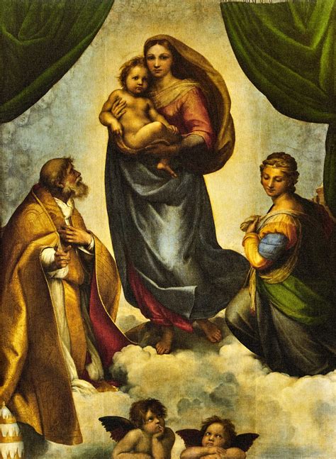 Sixtínska Madonna s anjelmi