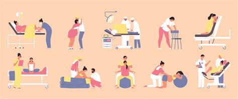 Infografika porovnávajúca rôzne polohy pri pôrode