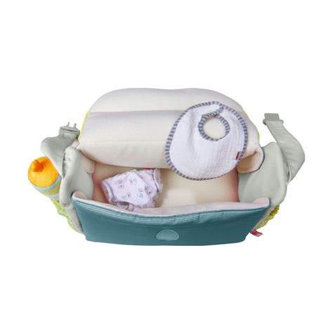 vnútro prebaľovacej tašky s organizáciou