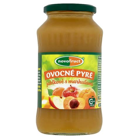 Ovocné pyré v skle s označením BIO