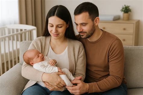 Ilustrácia matky s novorodencom, symbolizujúca starostlivosť a nádej.