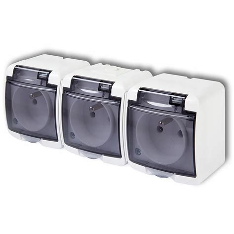 Bezpečné elektrické zásuvky s krytmi