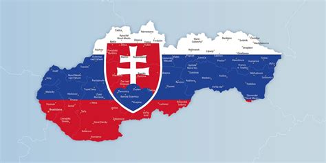 mapa Slovenska so symbolom sanitky