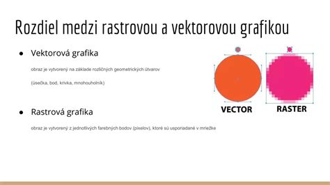 Ilustrácia znázorňujúca rozdiel medzi rastrovou a vektorovou grafikou