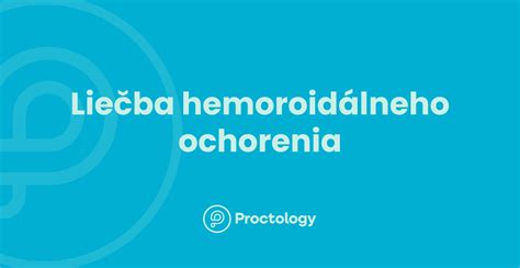 liečba hemoroidov