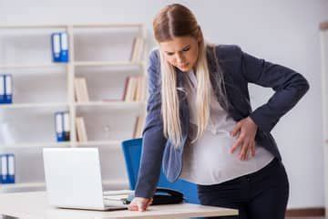 žena v strese pred pôrodom