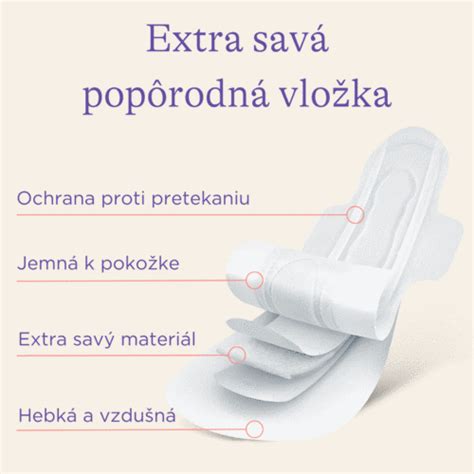 Balenie popôrodných vložiek