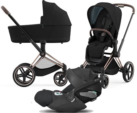 Cybex Cloud Q pripevnená na kočík Cybex Priam