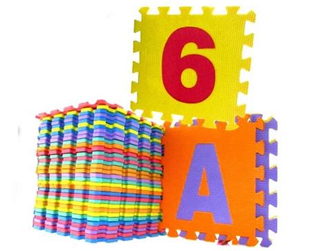 rozmanitosť dizajnov penových puzzle