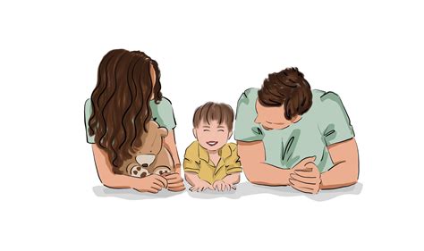 Dieťa s rodičom pri hre na brušku