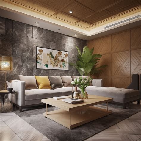 Interiér s prvkami z brezového dreva